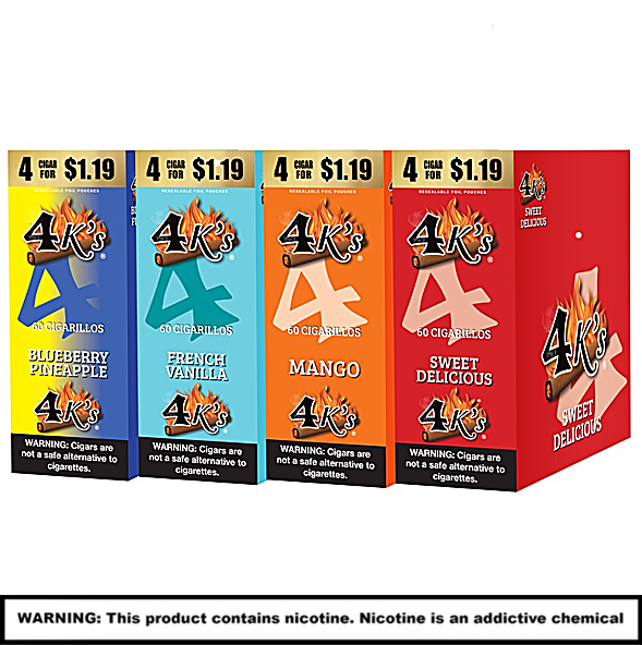 4 Ks Cigars | 4 for $1.19 | 15 Count Display product image